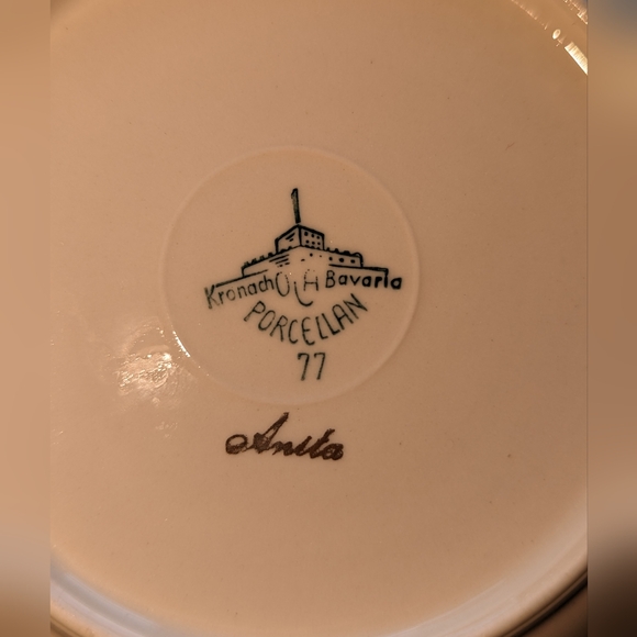 4" Porcelain Dish - Anita by Kronach OCA Bavaria - Picture 3 of 3